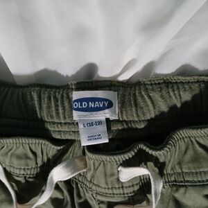 Old Navy Green Elastic Waist Pants